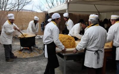Castel di Tora festeggia il polentone con il sugo di pesce