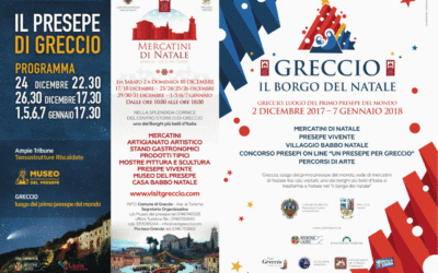 Dal 24 dicembre al 7 gennaio Greccio (RI) si trasforma in una piccola Betlemme