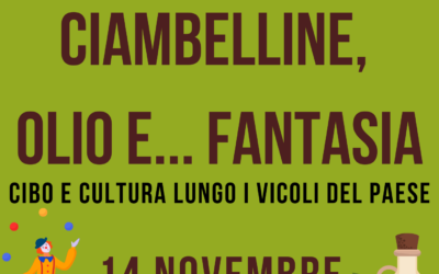 “Ciambelline, Olio e… fantasia” 14 nov – a Poggio San Lorenzo (RI)