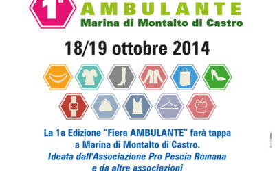 Fiera Ambulante – Marina di Montalto di Castro (VT) – dal 18 al 19 ottobre