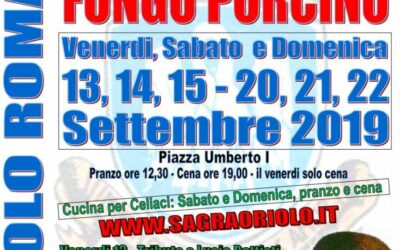 A Oriolo Romano (VT) è festa grande per il fungo porcino – 13/22 settembre