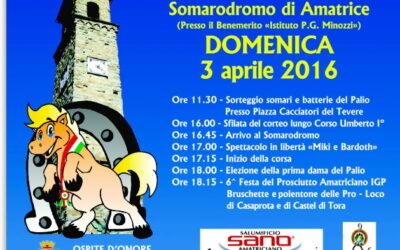 Amatrice dà il via al Palio dei somari – 3 apr