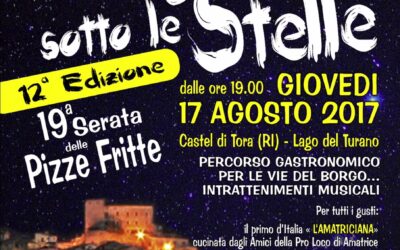 Un occhio al piatto e uno al cielo, a Castel di Tora (RI) si mangia sotto le stelle – 17 ago