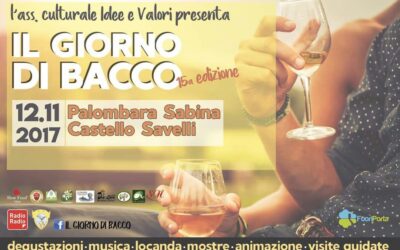 Palombara Sabina (RM), “Il Giorno di Bacco” torna nella cornice del Castello – 12 nov