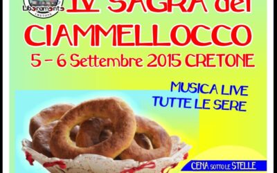 Sagra del ciammellocco – Cretone (RM) – 4-6 settembre