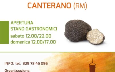 Sagra del Tartufo, a Canterano (RM) i profumi del bosco nel piatto – 12/20 ott