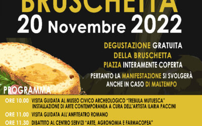 Monteleone Sabino, è sagra della bruschetta – 20 nov