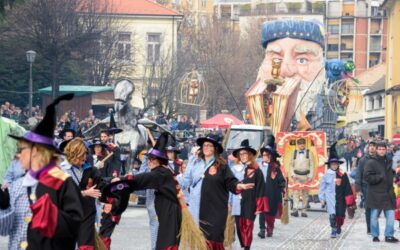 Corsi mascherati e “Mercu Scurot”, Borgosesia (VC) in festa a Carnevale fino al 14 feb