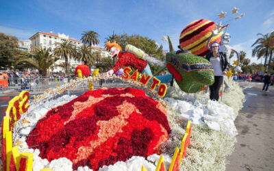 Sanremo (IM) celebra il Carnevale dei fiori con le sfilate dei carri – 11 marzo