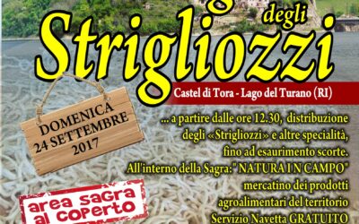 Lo splendido borgo di Castel di Tora (RI) festeggia con i suoi strigliozzi – 24 settembre