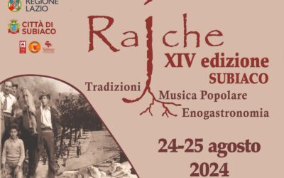 Subiaco (RM), Rajche torna per la XIV edizione – il 24/25 ago