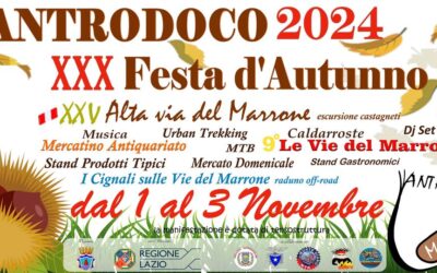 Antrodoco (RI), è 30° festa d’autunno 2 – 3 nov