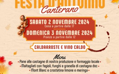 Canterano (RM), è festa d’autunno a tra castagne e bellezza – 2/3 nov