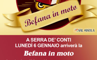 Serra de’ Conti (AN), dalla Pasquella alla Befana in moto – 5/6 gen